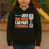 Just One More Car Part I Promise Kids Hoodie thumb 3