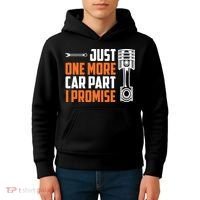 Just One More Car Part I Promise Kids Hoodie thumb 4