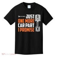 Just One More Car Part I Promise Kids T-Shirt thumb 0