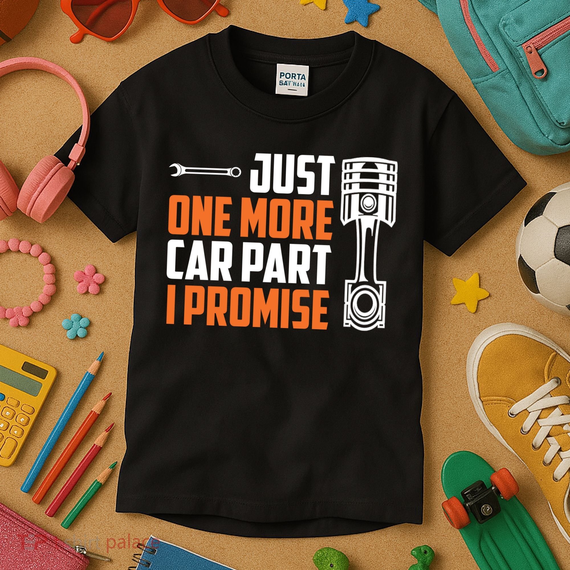 Just One More Car Part I Promise Kids T-Shirt