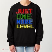 Just One More Level Funny Video Gamer Women's Sweatshirt thumb 0