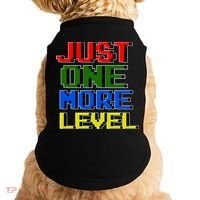 Just One More Level Funny Video Gamer Doggie Tank thumb 0