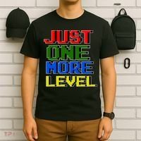 Just One More Level Funny Video Gamer T-Shirt thumb 6