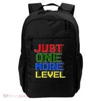 Just One More Level Funny Video Gamer Backpack thumb 0