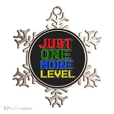 Just One More Level Funny Video Gamer Ornament