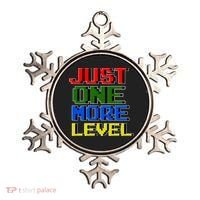 Just One More Level Funny Video Gamer Ornament thumb 0