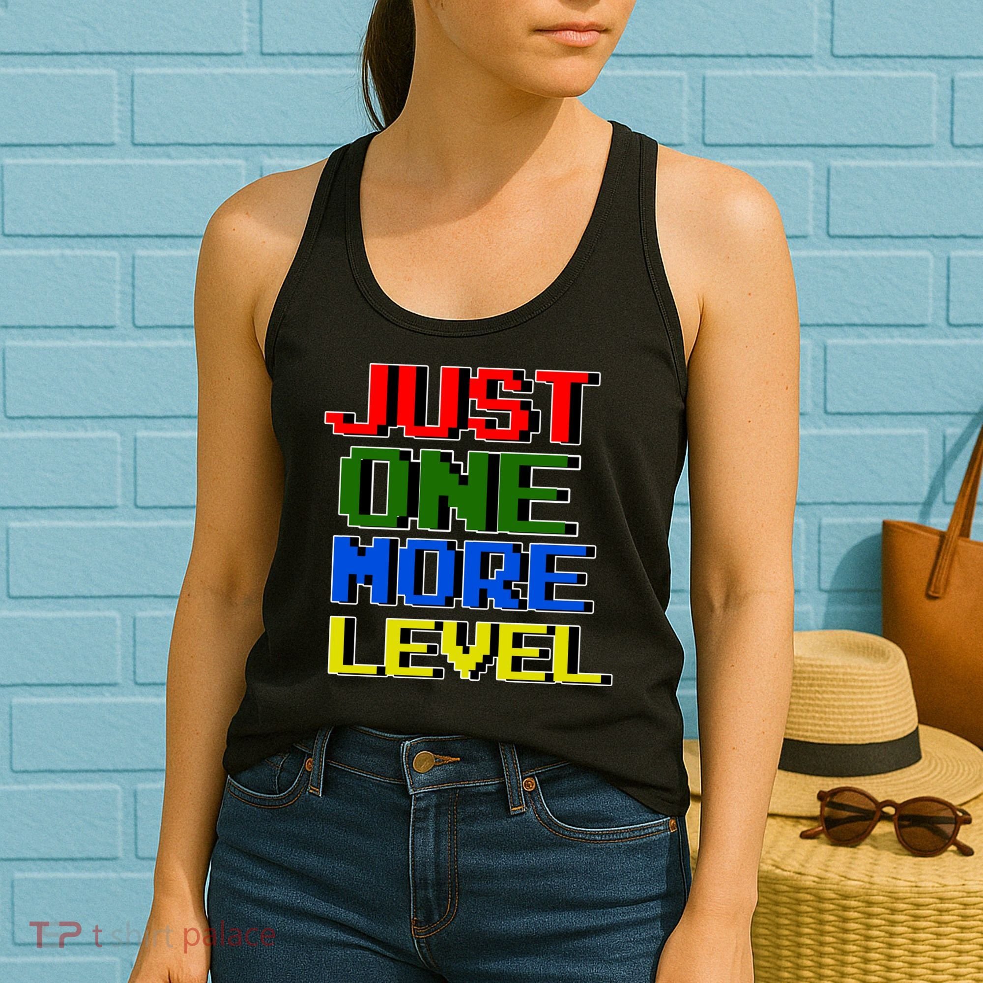 Just One More Level Funny Video Gamer Women's Tank Top