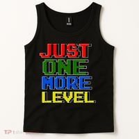 Just One More Level Funny Video Gamer Tank Top thumb 2