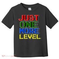 Just One More Level Funny Video Gamer Toddler T-Shirt thumb 0