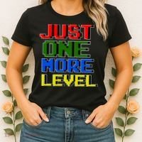 Just One More Level Funny Video Gamer Women's T-Shirt thumb 2