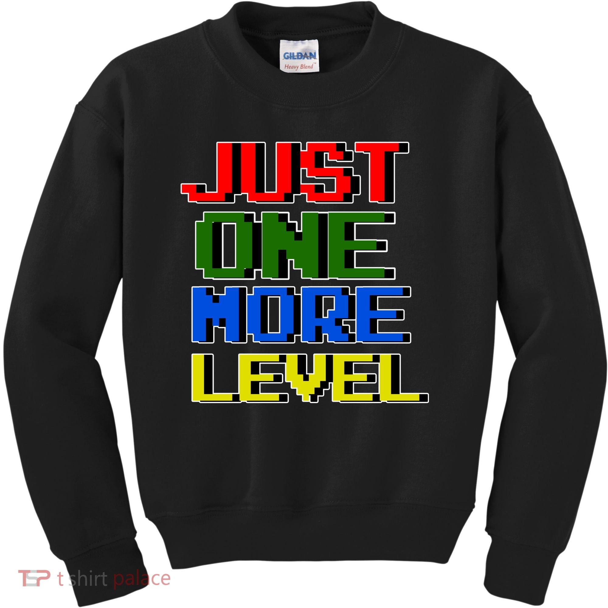 Just One More Level Funny Video Gamer Kids Sweatshirt