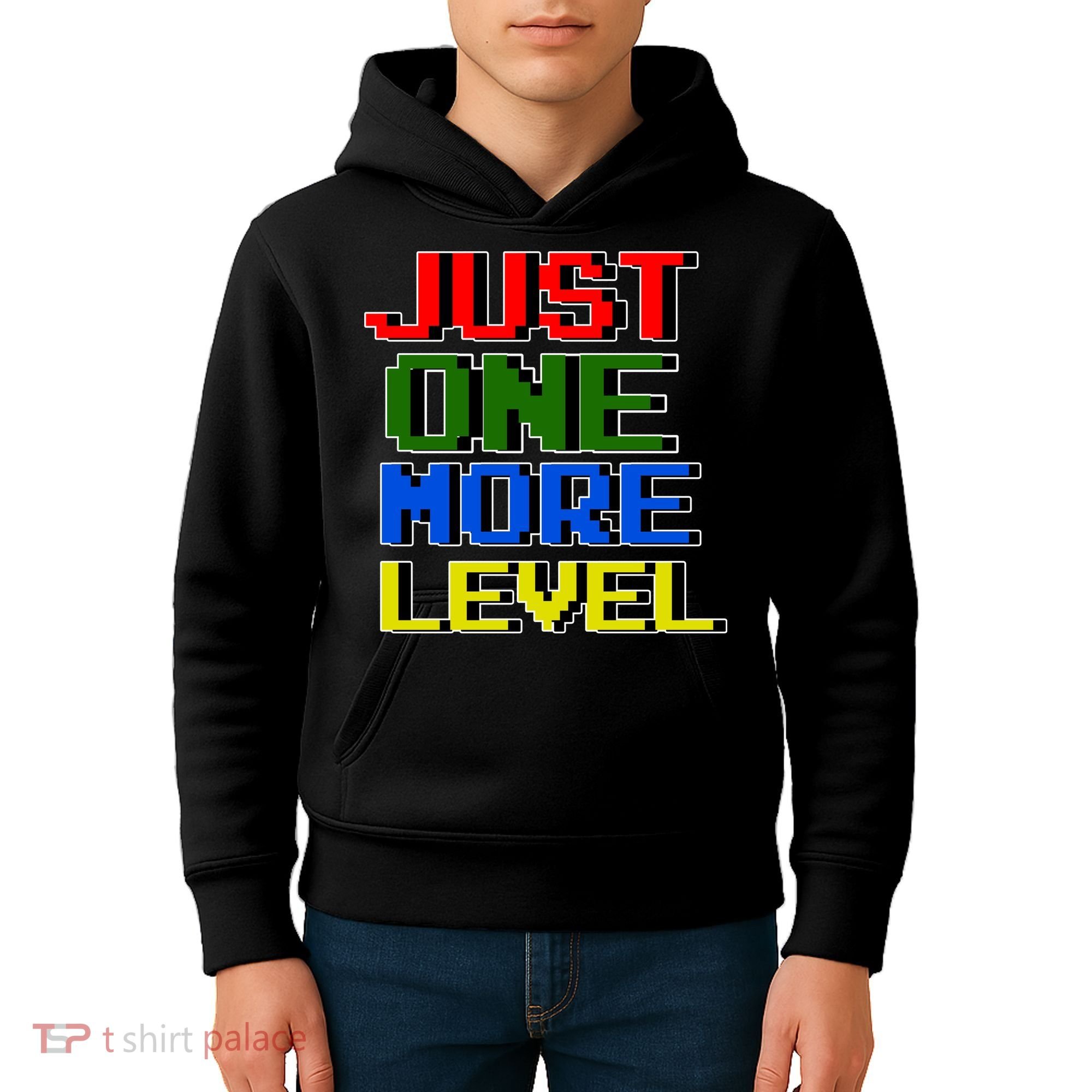 Just One More Level Funny Video Gamer Kids Hoodie