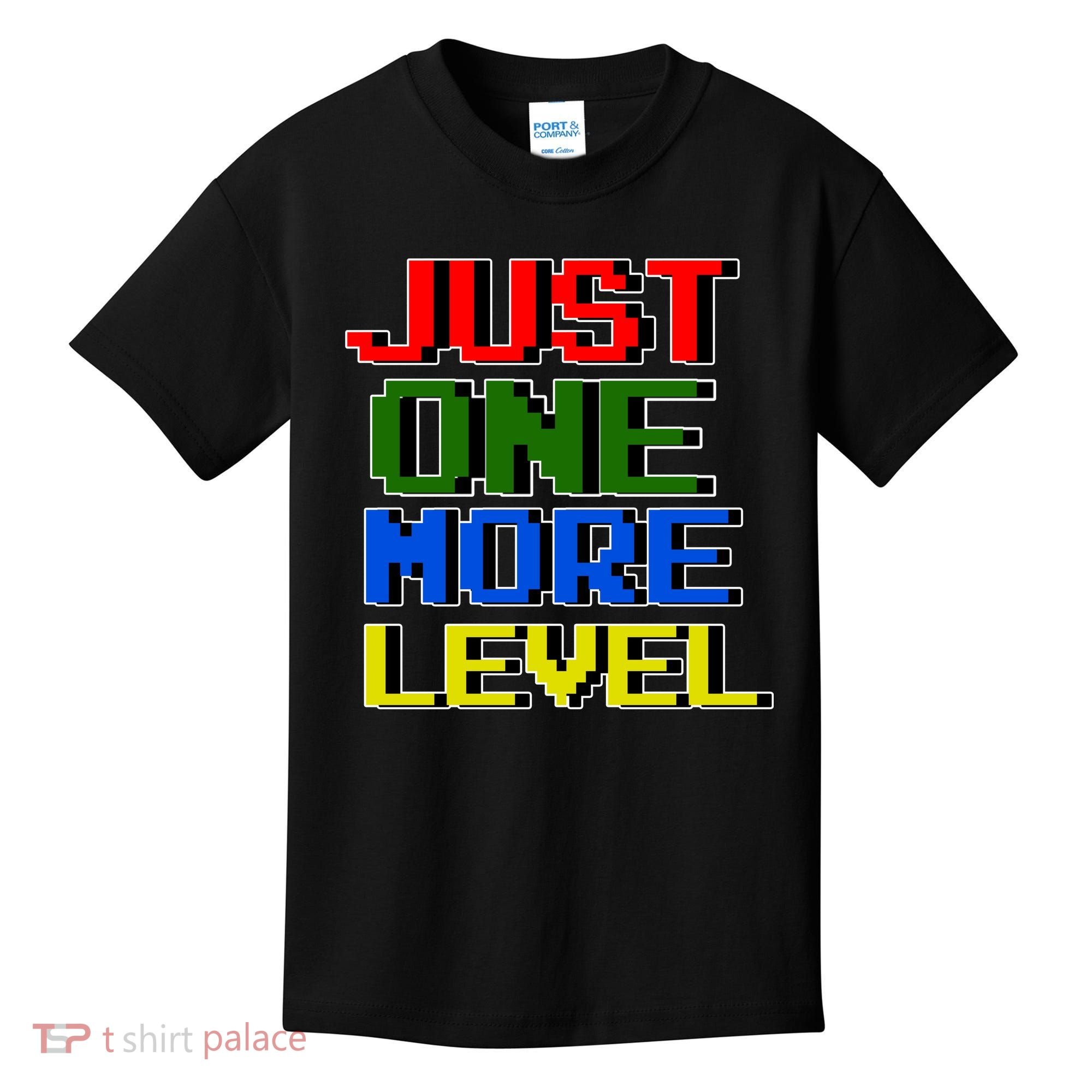 Just One More Level Funny Video Gamer Kids T-Shirt