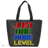 Just One More Level Funny Video Gamer Tote Bag thumb 0