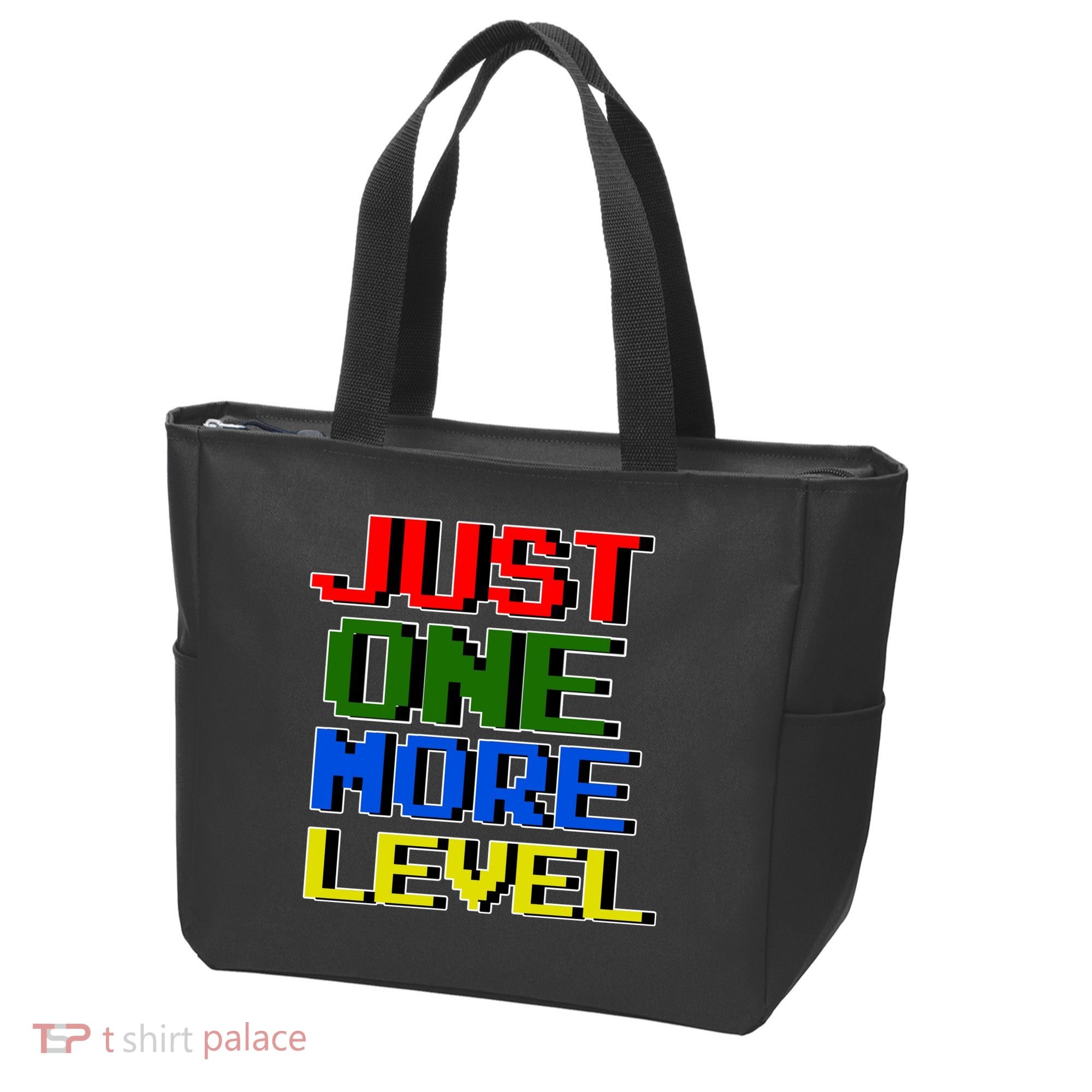 Just One More Level Funny Video Gamer Tote Bag