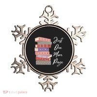 Just One More Page Book Reading Novels Funny Books Ornament thumb 0