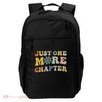 Just One More Chapter Bookworm Book Lover Nerd Reading Fun Backpack thumb 0
