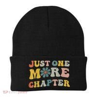 Just One More Chapter Bookworm Book Lover Nerd Reading Fun Beanie thumb 0