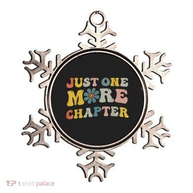 Just One More Chapter Bookworm Book Lover Nerd Reading Fun Ornament