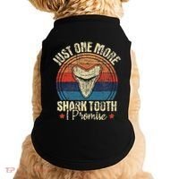 Just One More Shark Tooth I Promise Retro Fossil Doggie Tank thumb 0