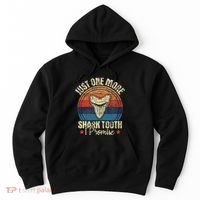 Just One More Shark Tooth I Promise Retro Fossil Hoodie thumb 0