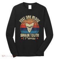 Just One More Shark Tooth I Promise Retro Fossil Long Sleeve Shirt thumb 0