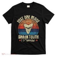 Just One More Shark Tooth I Promise Retro Fossil T-Shirt thumb 0