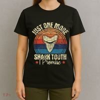 Just One More Shark Tooth I Promise Retro Fossil T-Shirt thumb 4