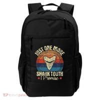 Just One More Shark Tooth I Promise Retro Fossil Backpack thumb 0