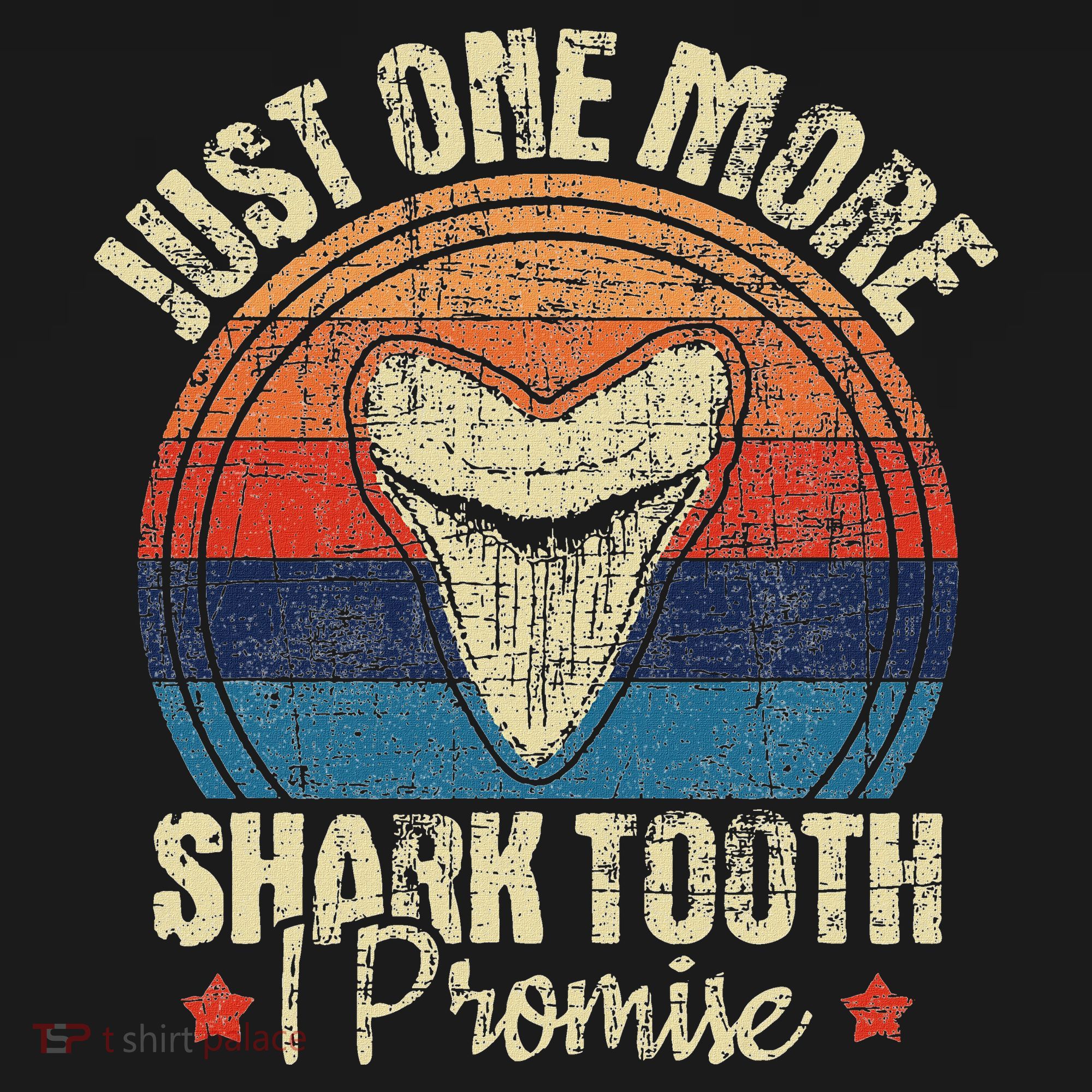 Just One More Shark Tooth I Promise Retro Fossil Women's Hoodie