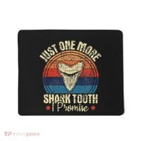 Just One More Shark Tooth I Promise Retro Fossil Mousepad thumb 0