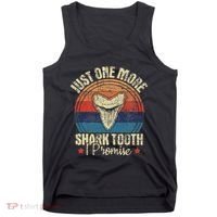Just One More Shark Tooth I Promise Retro Fossil Tank Top thumb 0