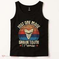 Just One More Shark Tooth I Promise Retro Fossil Tank Top thumb 2