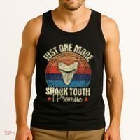 Just One More Shark Tooth I Promise Retro Fossil Tank Top thumb 3