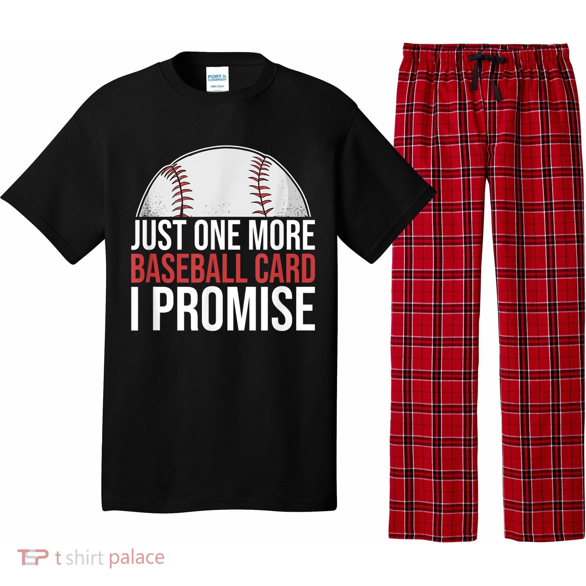 Just One More Baseball Card I Promise For Baseball Fan Pajama Set