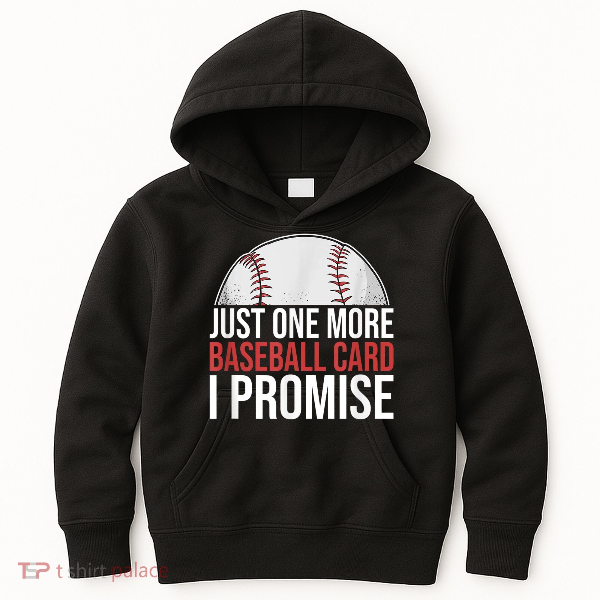 Just One More Baseball Card I Promise For Baseball Fan Kids Hoodie