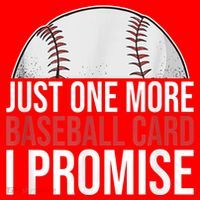 Just One More Baseball Card I Promise For Baseball Fan Santa Hat thumb 1