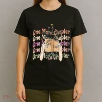 Just One More Chapter Bookworm Book Lover Nerd Reading Gift T-Shirt thumb 4