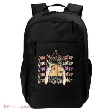 Just One More Chapter Bookworm Book Lover Nerd Reading Gift Backpack