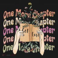 Just One More Chapter Bookworm Book Lover Nerd Reading Gift Backpack thumb 2