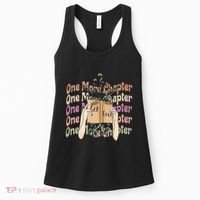 Just One More Chapter Bookworm Book Lover Nerd Reading Gift Women's Tank Top thumb 0