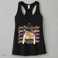 Just One More Chapter Bookworm Book Lover Nerd Reading Gift Women's Tank Top thumb 3