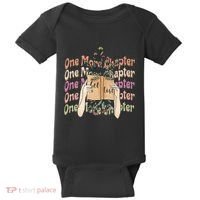 Just One More Chapter Bookworm Book Lover Nerd Reading Gift Baby Bodysuit thumb 0