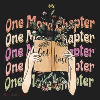 Just One More Chapter Bookworm Book Lover Nerd Reading Gift Hat thumb 2