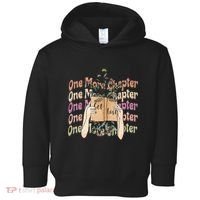 Just One More Chapter Bookworm Book Lover Nerd Reading Gift Toddler Hoodie thumb 0