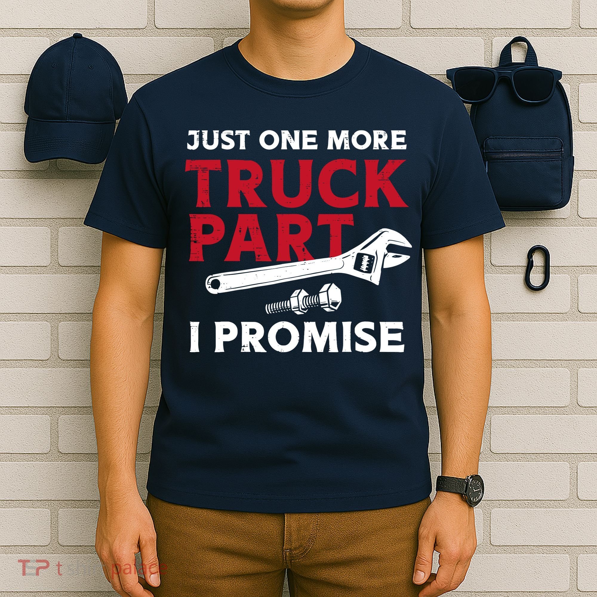 Just One More Truck Part I Promise Auto Mechanic Garage T-Shirt