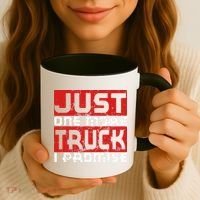 Just One More Truck I Promise Funny Distressed Coffee Mug thumb 3