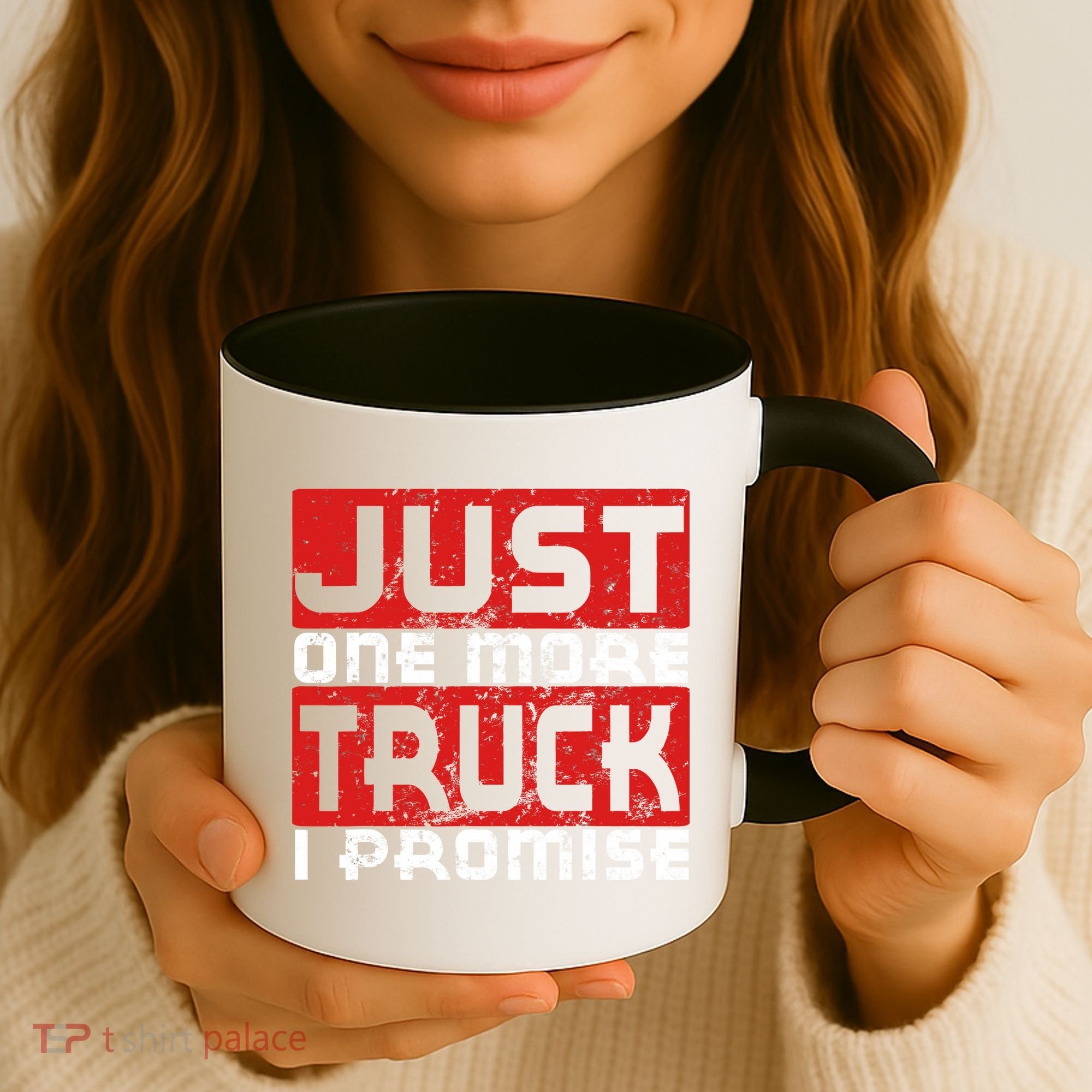 Just One More Truck I Promise Funny Distressed Coffee Mug
