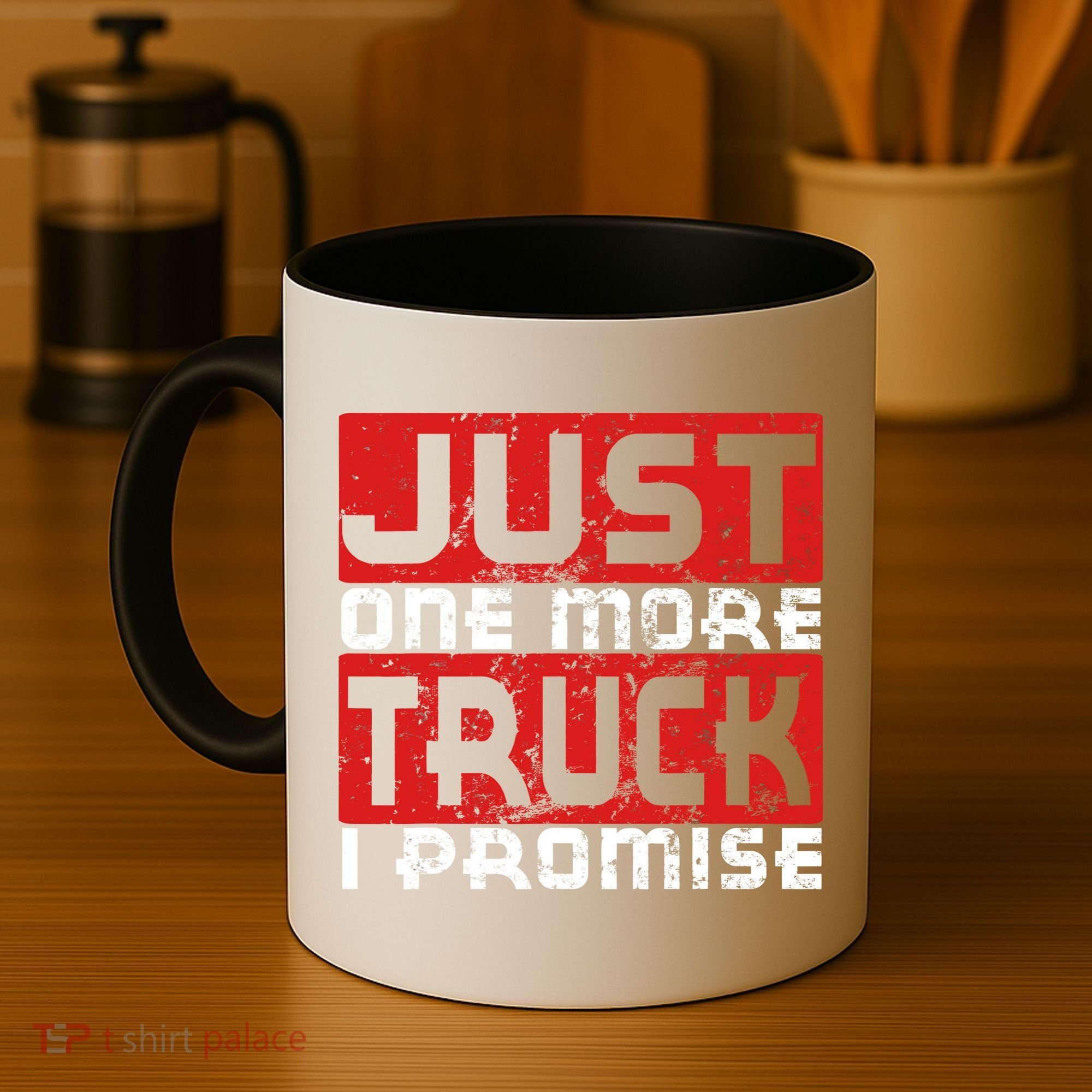 Just One More Truck I Promise Funny Distressed Coffee Mug