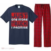 Just One More Truck I Promise Funny Distressed Pajama Set thumb 0